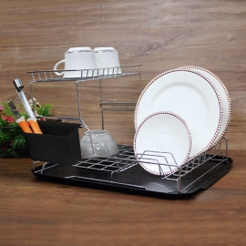 Escurridor de platos Classic con bandeja-Rejiplas-Organizador